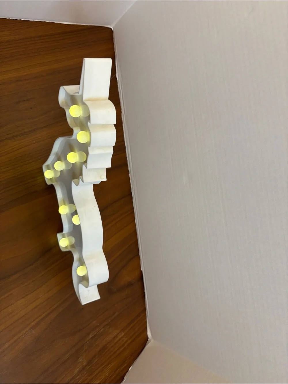 White Unicorn LED Night Light for Home Parties